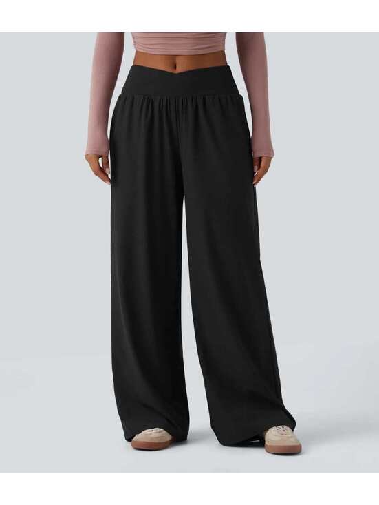 Halara Pants - Halara Crossover Low Rise Casual Baggy Pants Black Size XS